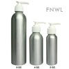 2 oz. Brushed Aluminum Bottle With White Pump 2 oz. Brushed Aluminum Bottle With White Pump