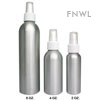 2 oz. Brushed Aluminum Bottle With White Sprayer 2 oz. Brushed Aluminum Bottle With White Sprayer