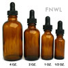 1 oz. Amber Boston Round Bottles with Droppers 1 oz. Amber Boston Round Bottles with Droppers