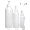 16 oz. HDPE Cosmo Round Bottle With White Sprayer 16 oz. HDPE Cosmo Round Bottle With White Sprayer