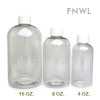 16 oz. PET Boston Round Bottles With Regular Caps 16 oz. PET Boston Round Bottles With Regular Caps